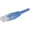 Image de Dexlan Cordon reseau patch UTP CAT 6 0,50 m Bleu