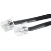 Image de Dexlan Cordon téléphonique RJ11 noir 5 m
