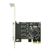 Image de Dexlan Carte PCI Express I/O série Low Profile avec 4 x RS232 Port