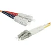 Image de Dexlan Cordon de raccordement duplex en fibre OM3 50/125 SC/LC de 5 m   Violet