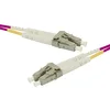 Image de Dexlan Cordon de raccordement duplex en fibre OM3 50/125 LC/LC de 5 m   Violet