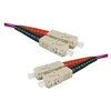 Image de Connect 3 m OM4 50/125 LSZH SC/SC Duplex en Fibre Cordon Patch   Rose