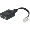 Image de Dexlan RJ2Jack Adaptateur Tel. pour Casque multimédia - 574400