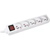 Image de Dexlan Multiprises électrique avec 5 prises inter 4 m