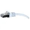 Image de CONNECT 7.50 m Full Cuivre RJ45 U/FTP Cat. 6 Plat Cordon Patch   Blanc