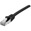 Image de connect 0,30 m Cuivre RJ45 F/UTP LSZH Cat. 6 avec Protection Anti Coupure pour Cordon Patch   Noir