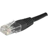 Image de Dexlan Câble de raccordement CCA Cat6 RJ45 UTP 10 m - Noir