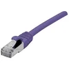 Image de CONNECT cuivre 0,30 m RJ45 Cat. 6 a F/UTP LSZH avec Protection Anti Coupure pour Cordon Patch   Violet
