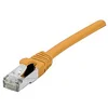 Image de CONNECT cuivre 0,30 m RJ45 Cat. 6 a F/UTP LSZH avec Protection Anti Coupure pour Cordon Patch   Orange