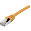 Image de CONNECT cuivre 1 m RJ45 Cat. 6 a S/FTP LSZH avec Protection Anti Coupure pour Cordon Patch   Orange