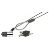Image de Dacomex 915099 1.8m Noir, Acier inoxydable câble antivol - Câbles antivol (Noir, Acier inoxydable, Clé, Ordinateur portable, Moniteur, Plastique, 1,8 m, 3 mm)