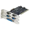 Image de DEXLAN Carte PCI 4x RS232 DB9 1x Parallele Std LP