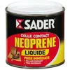 Image de Colle contact néoprène liquide - SADER - 500 ml - Application facile au pinceau - Collage super puissant - Rouge