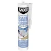 Image de Mastic Etanchéité SADER Bain et Cuisine Facile à Lisser Blanc Anti-moisissures Longue durée Usage intérieur - cartouche 280 ml
