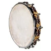 Image de Fuzeau Tambourin Peau Naturelle 25 cm + 14 Cymbalettes