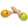 Image de FUZEAU - 70781 - Maracas en bois peint - Petit modèle - Adaptées aux petites mains - S'éveiller à la musique - Dès 3 ans