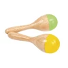 Image de Fuzeau Maracas Bois Peint Naturel Petit Modele