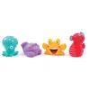 Image de LUDI - Aspergeurs de Bain, Océan - 4 Animaux Arroseurs pour Jouer dans Le Bain ou à la Plage - Jouets de Bain pour Bébé - À Partir de 10 Mois