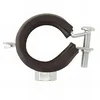 Image de Collier isophonique à charnière zingué blanc simple - Tube diamètre 14 à 15 mm - Série lourde