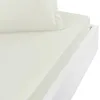 Image de Sensei Maison - Drap Housse en Percale de Coton Bonnet 30 cm Soft Percale - 80x200 cm - Ecru