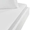 Image de Sensei Maison - Drap Housse en Coton Bonnet 30 cm Studio - 90x190 cm - Blanc