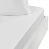 Image de Sensei Maison - Drap Housse Bonnet 40 cm en Percale Coton Soft Percale Plus - 80x200 cm - Blanc