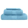 Image de Sensei Maison - Ensemble de Bain 3 pièces (1 Drap de Bain + 1 Serviette de Toilette + 1 Gant) Luxury - - Cobalt