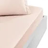 Image de Sensei Maison - Drap Housse Bonnet 40 cm en Percale Coton Soft Percale Plus - 80x200 cm - Poudre