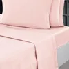 Image de Sensei Maison - Drap Plat en Percale de Coton Soft Percale - 180x290 cm - Poudre