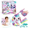 Image de Canal Toys Chiot à Personnaliser Airbrush Plush - Peluche Spray Art avec Feutres et Pochoirs - dès 6 ans - OFG 249 Plastique, Multicouleurs, Taille unique