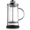 Image de Melitta Cafetière à Piston en Verre Graduée, French Press, pour Café ou Thé, Récipient adapté au Micro-Onde, Acier Inoxydable, 350 ml (3 Tasses), Premium, Inox
