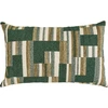 Image de Atmosphera - Lot de 2 coussins Jacquard en chenille Calix vert kaki - 30x50cm 30x50 cm