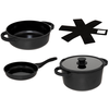Image de Batterie de cuisine tous feux ALU