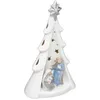Image de FEERIC LIGHTS & CHRISTMAS Décoration LED Nativité du Christ Sapin 22 cm