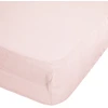 Image de Atmosphera - Drap housse Linah en lin lavé bonnet 30 cm rose 140x190 cm