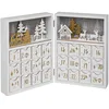 Image de Déco de Noël Calendrier de l'Avent Laponie en Bois 42 x 30 cm - Feeric Christmas