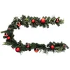 Image de Feeric Lights et Christmas - Guirlande Naturel Boules Rouges 2m avec Boules Rouge