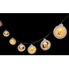 Image de Guirlande Lumineuse déco Boule en Bois 10 LED Blanc Chaud L 165 cm - Feeric Christmas
