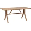 Image de Hespéride - Table Haute de Jardin Rectangulaire Papouasie Beige - 8 Places - Acacia - Mobilier d'Extérieur pour Terrasse Balcon Patio