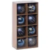Image de Atmosphera - Boules de noël colorama de noël Lot de 8 en Plastique recyclé d8cm Bleu Or
