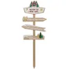 Image de Pancarte Maison du Père noël en Bois H 120 cm - Feeric Christmas