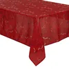 Image de FEERIC LIGHTS & CHRISTMAS - Nappe de noël colorama de noël Motif Feuilles Anti-tâche 140x360cm