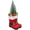 Image de Feeric Lights et Christmas - Botte pète noël avec Sapin en résine 54cm