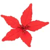 Image de Feeric Lights et Christmas - Sujet Poinsettia 20cm Rouge