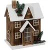 Image de Feeric Lights et Christmas - Bois Maison Neige LED 34cm, Marron