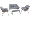 Image de Salon bas de jardin Paopao gris 4 personnes Hespéride