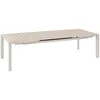 Image de Hespéride - Table de Jardin Extensible Evasion Argile - 10 Places - Aluminium Traité Epoxy Antirouille - Meuble d'Extérieur à Rallonge Automatique