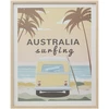 Image de Atmosphera - Toile imprimée encadrée Australie beige - 41.5x2.2x51.5 cm OS