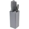 Image de 5 five simply smart 5five - bloc de 5 couteaux et ciseau néo gris