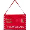 Image de Suspension de Noël Enveloppe pour Le Père Noël en Feutrine Rouge L 25 cm - Feeric Christmas